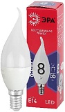Лампочка светодиодная ЭРА RED LINE LED BXS-8W-865-E14 R E14 / Е14 8Вт свеча на ветру холодный дневной свет