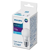 Лампочка светодиодная Philips Ecohome LED A60 9Вт 6500К Е27/E27 груша матовая, холодный дневной свет