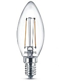 Лампочка светодиодная Philips LEDClassic В35 4Вт 3000К Е14 / E14 филамент свеча теплый белый свет