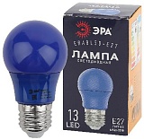 Лампочка светодиодная ЭРА STD ERABL50-E27 E27 / Е27 3Вт груша синий для белт-лайт