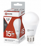 Лампа сд низковольтная LED-MO-PRO 15Вт 12-48В Е27 4000К 1200Лм IN HOME