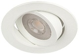 KL LED 22A-5 3K WH Светильник ЭРА светодиодный круглый поворотн. LED SMD 5W 3000K, белый (100/1600)