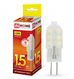 Лампа сд LED-JC-VC 1.5Вт 12В G4 3000К 95Лм IN HOME