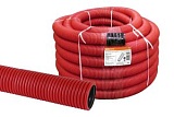 Труба гофрированная двустенная ПНД d 50 с зондом (20 м/уп.) красная TDM