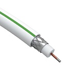 ЭРА Кабель коаксиальный SAT 703 B,75 Ом, CCS/(оплётка Al, 75%), PVC,цвет белый,  бухта 100 м, SIMPLE (4/96)