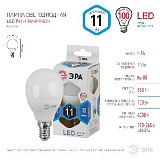 Лампочка светодиодная ЭРА STD LED P45-11W-840-E14 E14 / Е14 11Вт шар нейтральный белый свет