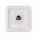 Розетка компьютерная RJ-45 BOLLETO белая 7035 IN HOME