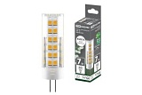 Лампа светодиодная G4-7 Вт-230 В-6500 К, SMD, 18,5x57 мм TDM