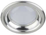 KL LED 17-7 SL Светильник ЭРА светодиодный круглый "тарелка" 7W 4000K, серебро (40/960)
