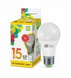 Лампа сд LED-A60-std 15Вт 230В Е27 3000К 1350Лм ASD