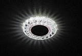 DK LD18 SL PK/WH Светильник ЭРА декор cо светодиодной подсветкой MR16, прозрачный розовый (50/1200)