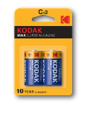 Батарейки Kodak LR14-2BL MAX SUPER Alkaline [KC-2] (20/200/6000)