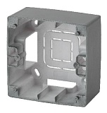 12-6101-12 ЭРА Коробка наклад. монтажа 1 пост, Эра12, графит (20/200/1200)