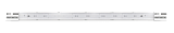 Светильник герм под сд лампу ССП-456 2xLED-Т8-1200 G13 IP65 1260х100х84мм IN HOME