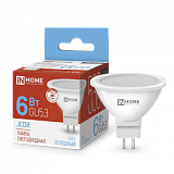 Лампа сд LED-JCDR-VC 6Вт 230В GU5.3 6500К 530Лм IN HOME