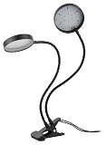 Светильник для растений на прищепке ЭРА FITO-20W-АLED-R красно-синего спектра 20 Вт черный