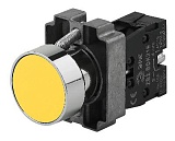 Кнопка управления ЭРА BBT60-BA-K05E LAY5-BA51 без подсветки желтая 1з