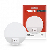 Ночник сд NLE 07-LW белый с выкл 230В IN HOME