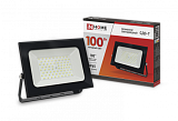 Прожектор сд СДО-7 100Вт 230В 6500К IP65 черный IN HOME