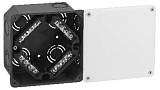 Распаячная коробка ЭРА KRT-k-107-107-50 для твердых стен, клеммник, крышка IP42