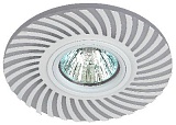 DK LD32 WH Светильник ЭРА декор cо светодиодной подсветкой MR16, 220V, max 11W, белый (50/1200)