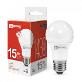 Лампа сд LED-A60-VC 15Вт 230В Е27 4000К 1430Лм IN HOME