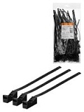 Крепеж ремешковый 7,6х285 черный (50шт) TDM