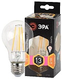 Лампочка светодиодная ЭРА F-LED A60-13W-827-E27 Е27 / Е27 13Вт филамент груша теплый белый свет