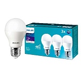 Лампочки светодиодные Philips ESS LEDBulb А55 11Вт 4000К Е27 / E27 груша матовая нейтральный белый свет набор 3 штуки