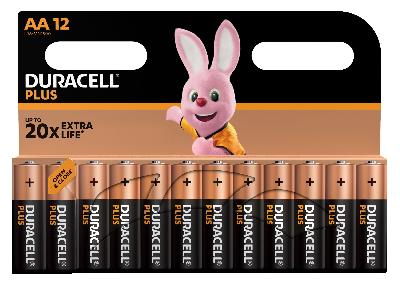 Батарейки Duracell 5014216 АА алкалиновые 1,5v 12 шт. LR6-12BL PLUS