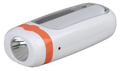 Фонарь кемпинговый светодиодный ЭРА White Edition KA10S аккумуляторный яркий походный светильник бело-оранжевый
