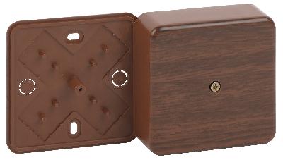 Распаячная коробка ЭРА BS-O-50-50-20 без клеммы 50х50х20мм дуб IP40