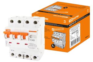 Автоматический Выключатель Дифференциального тока селективного типа АВДТ 63S 4P(3P+N) C40 300мА 6кА тип АС TDM